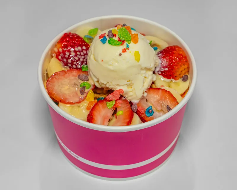 Bowl of cereal with milk